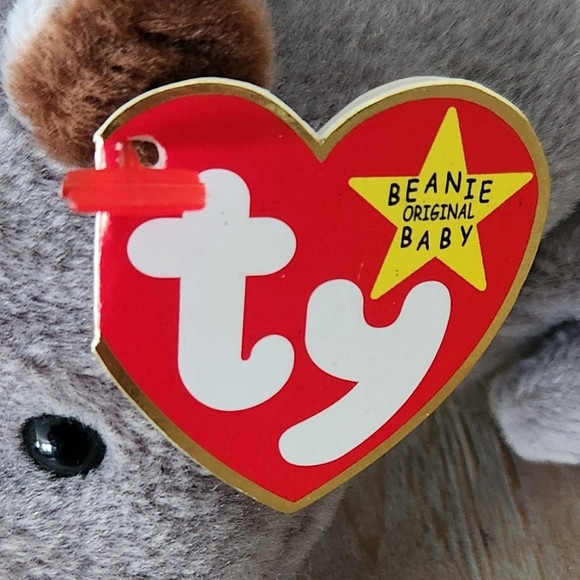 🦏 Ty Beanie Baby “Spike” the Rhino – 1996 Vintage Collectible Plush - Picture 12 of 16